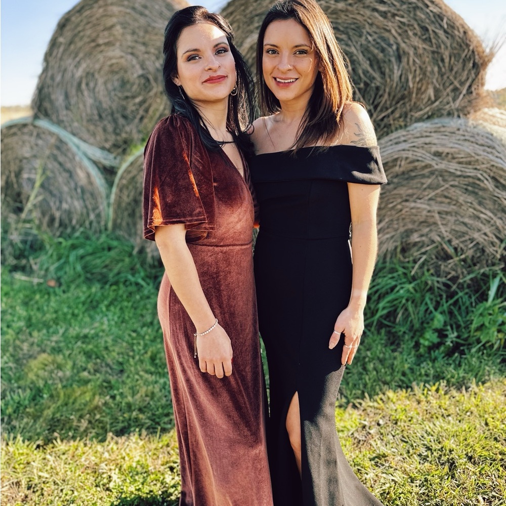 Baltic Born Elegant Velvet Wrap Dress - Picture 2 of 16